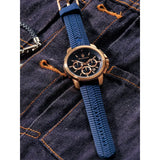 Maserati Successo Chronograph Blue Dial Blue Silicone Strap Watch for Men - R8871621034 Authentic Buy Shop Now