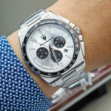 Maserati Velocità Chronograph Silver Dial Silver Steel Strap Watch for Men - R8873652006 Authentic Buy Shop Now