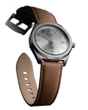 Tissot PRC 100 Solar Quartz Silver Dial Brown Leather Strap Watch for Men - T151.422.16.031.00 Authentic Buy Shop Now