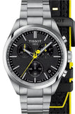 Tissot PR 100 Tour De France Chronograph Black Dial Silver Steel Strap Watch for Men - T150.417.11.051.00 Authentic Buy Shop Now