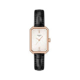 Tissot SRV White Mother of Pearl Dial Black Leather Strap Watch for Women - T160.110.36.113.00 Authentic Buy Shop Now