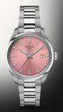 Tissot PR 100 Pink Dial Silver Steel Strap Watch for Women - T150.210.11.331.00 Authentic Buy Shop Now
