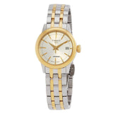 Tissot T Classic Dream Lady Silver Dial Two Tone Steel Strap Watch for Women - T129.210.22.031.00 Authentic Buy Shop Now