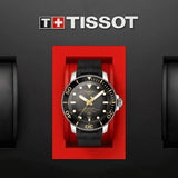 Tissot Seastar 2000 Professional Powermatic 80 Black Dial Black Rubber Strap Watch for Men - T120.607.17.441.01 Authentic Buy Shop Now