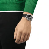 Tissot T Classic Dream Quartz Black Dial Black Leather Strap Watch for Men - T129.410.16.053.00 Authentic Buy Shop Now