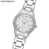 Emporio Armani Mia Mother of Pearl Dial Silver Steel Strap Watch for Women - AR11669 Buy Now By Emporio Armani