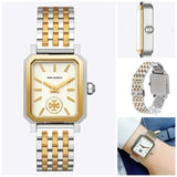 Tory Burch Robinson White Dial Two Tone Steel Strap Watch for Women - TBW1501 Buy Now By Tory Burch