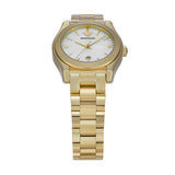 Emporio Armani Federica Mother of Pearl White Dial Gold Steel Strap Watch for Women - AR11657 Buy Now By Emporio Armani