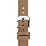 Tissot Stylist Quartz Silver Dial Brown Leather Strap Watch for Women - T159.909.16.031.00 Authentic Buy Shop Now