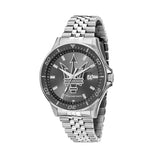 Maserati SFIDA Chronograph Grey Dial Silver Steel Strap Watch for Men - R8853140010 Authentic Buy Shop Now