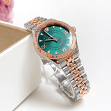 Versace Hellenyium Quartz Green Dial Two Tone Steel Strap Watch for Women - VE2S00422 Buy Now By Versace