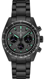 Seiko Prospex Speedtimer The Black Series Limited Edition Black Dial Black Steel Strap Watch for Men - SSC917 Authentic Buy Shop Now