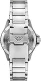 Emporio Armani World Explorer Silver Dial Silver Steel Strap Watch for Men - AR11683 Buy Now By Emporio Armani