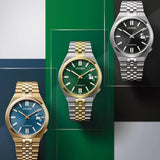 Citizen Tsuyosa 60 Automatic Green Dial Two Tone Steel Strap Watch for Men - NK0024-54X Authentic Buy Shop Now