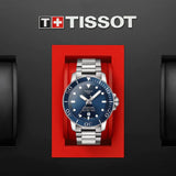 Tissot Seastar 1000 Powermatic 80 Blue Dial Silver Steel Strap Watch for Men - T120.407.11.041.03 Authentic Buy Shop Now