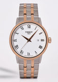 Tissot T Classic Dream Quartz White Dial Two Tone Steel Strap Watch for Men - T129.410.22.013.00 Authentic Buy Shop Now