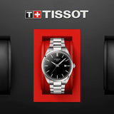 Tissot PR 100 Black Dial Silver Steel Strap Watch for Men - T150.410.11.051.00 Authentic Buy Shop Now
