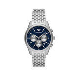 Emporio Armani Antonio Chronograph Blue Dial Silver Steel Strap Watch for Men - AR11582 Buy Now By Emporio Armani