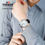 Tissot T-Sport Gent XL Silver Dial Brown Leather Strap Watch for Men - T116.410.16.037.00 Authentic Buy Shop Now