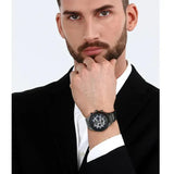 Maserati Stile Skeleton Chronograph Blue Dial Grey Steel Strap Watch for Men - R8873642012 Authentic Buy Shop Now