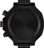 Tissot T Race Chronograph Black Dial Red Rubber Strap Watch for Men - T141.417.37.061.01 Buy Now By Tissot