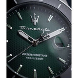 Maserati Competizione Green Dial Silver Steel Strap Watch for Men - R8853100038 Authentic Buy Shop Now