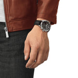 Tissot T-Sport Gent XL Black Dial Black Leather Strap Watch for Men - T116.410.16.057.00 Authentic Buy Shop Now