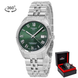 Tissot Ballade Powermatic 80 COSC Green Dial Silver Steel Strap Watch for Men - T156.408.11.093.00 Authentic Buy Shop Now