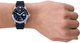 Emporio Armani World Explorer GMT Blue Dial Blue Rubber Strap Watch for Men - AR11592 Buy Now By Emporio Armani