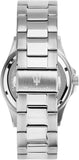 Maserati Competizione Green Dial Silver Steel Strap Watch for Men - R8853100038 Authentic Buy Shop Now