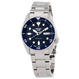 Seiko 5 Sports SKX Street Denim Blue Dial Silver Steel Strap Watch for Men - SRPL77K1 Authentic Buy Shop Now