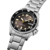 Seiko 5 Sports SKX Street Stonewash Black Dial Silver Steel Strap Watch for Men - SRPL79K1 Authentic Buy Shop Now
