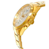 Tissot PR 100 Chronograph White Dial Gold Steel Strap Watch for Men - T150.417.33.031.00 Authentic Buy Shop Now