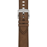 Tissot PRC 100 Solar Quartz Silver Dial Brown Leather Strap Watch for Men - T151.422.16.031.00 Authentic Buy Shop Now