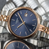 Tissot Ballade Quartz Blue Dial Two Tone Steel Strap Watch for Women - T156.210.22.041.00 Authentic Buy Shop Now