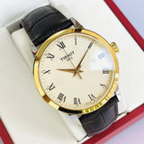 Tissot Classic Dream Ivory Dial Brown Leather Strap Watch for Men - T129.410.26.263.00 Authentic Buy Shop Now