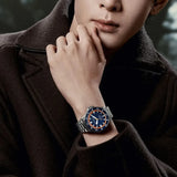 Emporio Armani Sea Explorer Blue Dial Silver Steel Strap Watch for Men - AR60090 Buy Now By Emporio Armani