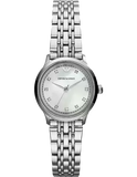 Emporio Armani Alpha Mother of Pearl Dial Silver Steel Strap Watch for Women - AR1803 Buy Now By Emporio Armani