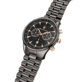 Maserati Tradizione Chronograph Black Dial Black Steel Strap Watch for Men - R8873646001 Authentic Buy Shop Now