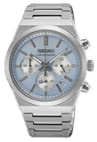 Seiko Conceptual Chronograph Ice Blue Dial Silver Steel Strap Watch for Men - SSB459P1 Authentic Buy Shop Now
