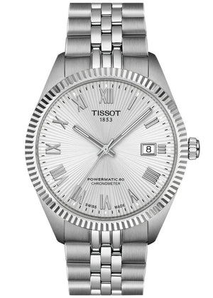 Tissot Ballade Powermatic 80 COSC Silver Dial Silver Steel Strap Watch for Men - T156.408.11.033.00 Authentic Buy Shop Now