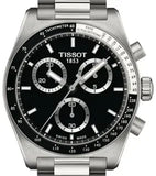Tissot PR516 Chronograph Black Dial Silver Steel Strap Watch for Men - T149.417.11.051.00 Authentic Buy Shop Now