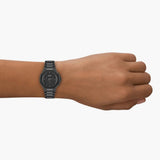 Hugo Boss Taper Chronograph Black Dial Black Steel Strap Watch for Men - 1514088 Authentic Buy Shop Now