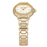 Emporio Armani Mia Crystals Gold Dial Gold Steel Strap Watch for Women - AR11609 Buy Now By Emporio Armani