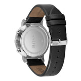 Hugo Boss Integrity Chronograph Black Dial Black Leather Strap Watch for Men - 1513777 Authentic Buy Shop Now