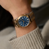 Citizen Tsuyosa 60 Automatic Blue Dial Rose Gold Steel Strap Watch for Men - NK0023-57L Authentic Buy Shop Now