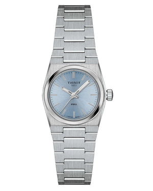 Tissot PRX Quartz Ice Blue Dial Silver Steel Strap Watch for Women - T137.010.11.351.00 Authentic Buy Shop Now