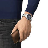 Tissot PR 100 Chronograph Blue Dial Silver Steel Strap Watch for Men - T150.417.11.041.00 Authentic Buy Shop Now