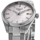 Tissot PR 100 Diamonds Mother of Pearl Dial Silver Steel Strap Watch for Women - T150.210.11.116.00 Authentic Buy Shop Now