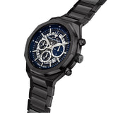 Maserati Stile Skeleton Chronograph Blue Dial Grey Steel Strap Watch for Men - R8873642012 Authentic Buy Shop Now